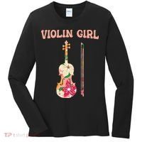 Funny Violin Stringed Musical Instrument Violin  Women's Long Sleeve Shirt thumb 0