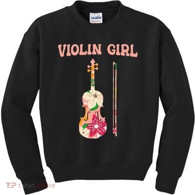 Funny Violin Stringed Musical Instrument Violin  Kids Sweatshirt