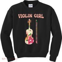 Funny Violin Stringed Musical Instrument Violin  Kids Sweatshirt thumb 0