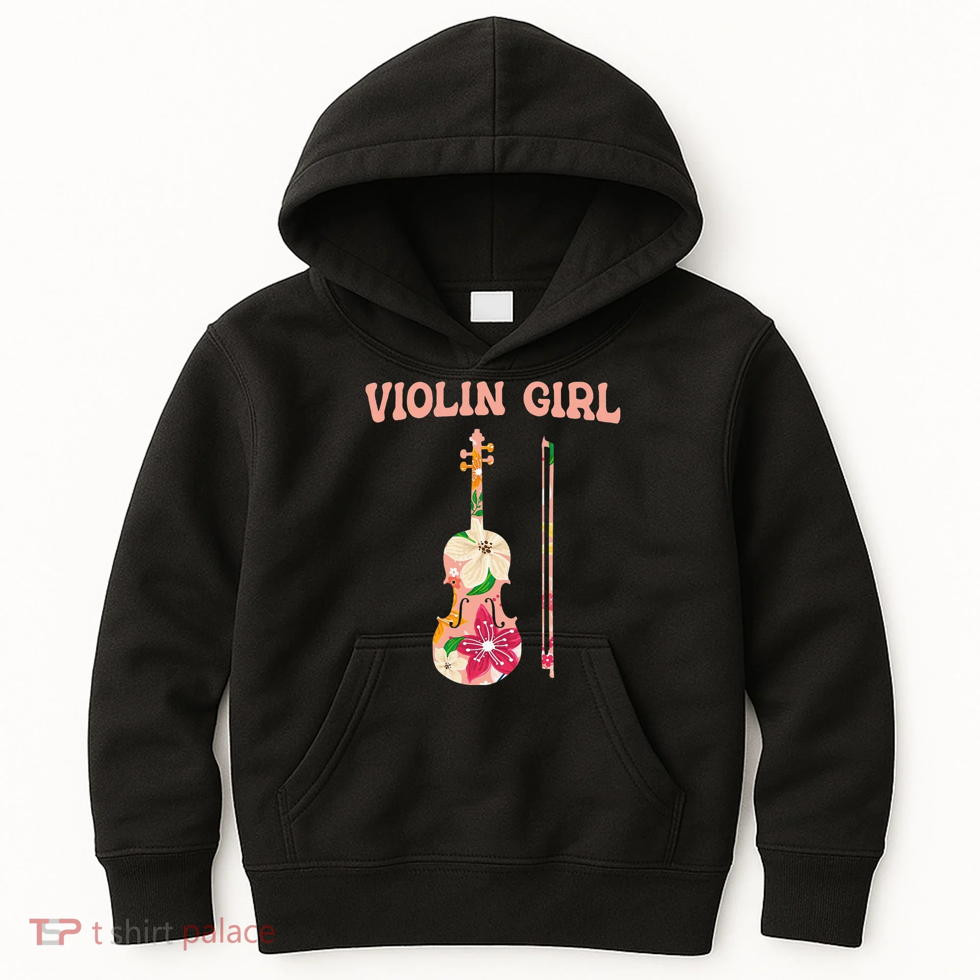 Funny Violin Stringed Musical Instrument Violin  Kids Hoodie
