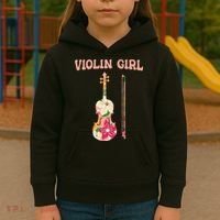 Funny Violin Stringed Musical Instrument Violin  Kids Hoodie thumb 3