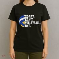 Funny Volleyball Sorry Cant Volleyball Bye Volleyball Lover T-Shirt thumb 4