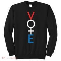 Feminist Vote Shirt Red White Blue Voting Election Sweatshirt thumb 0