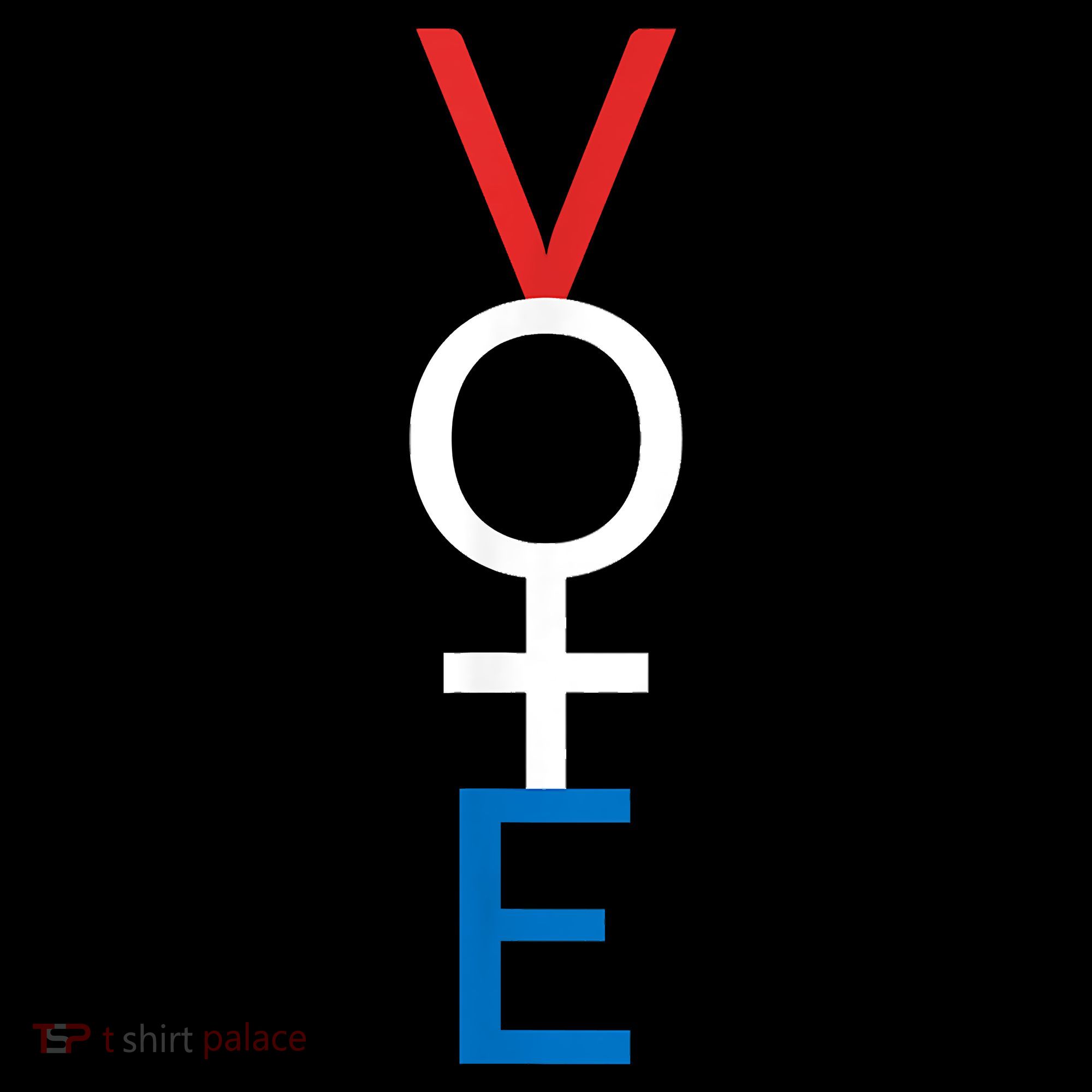 Feminist Vote Shirt Red White Blue Voting Election Coffee Mug