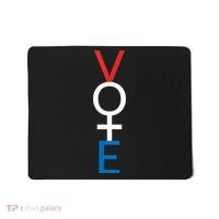 Feminist Vote Shirt Red White Blue Voting Election Mousepad thumb 0