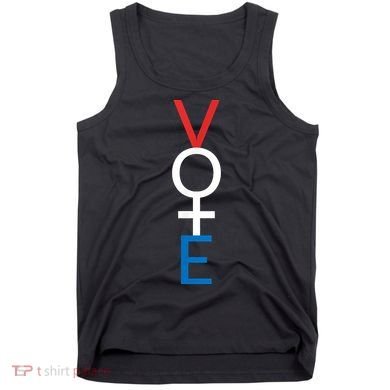 Feminist Vote Shirt Red White Blue Voting Election Tank Top