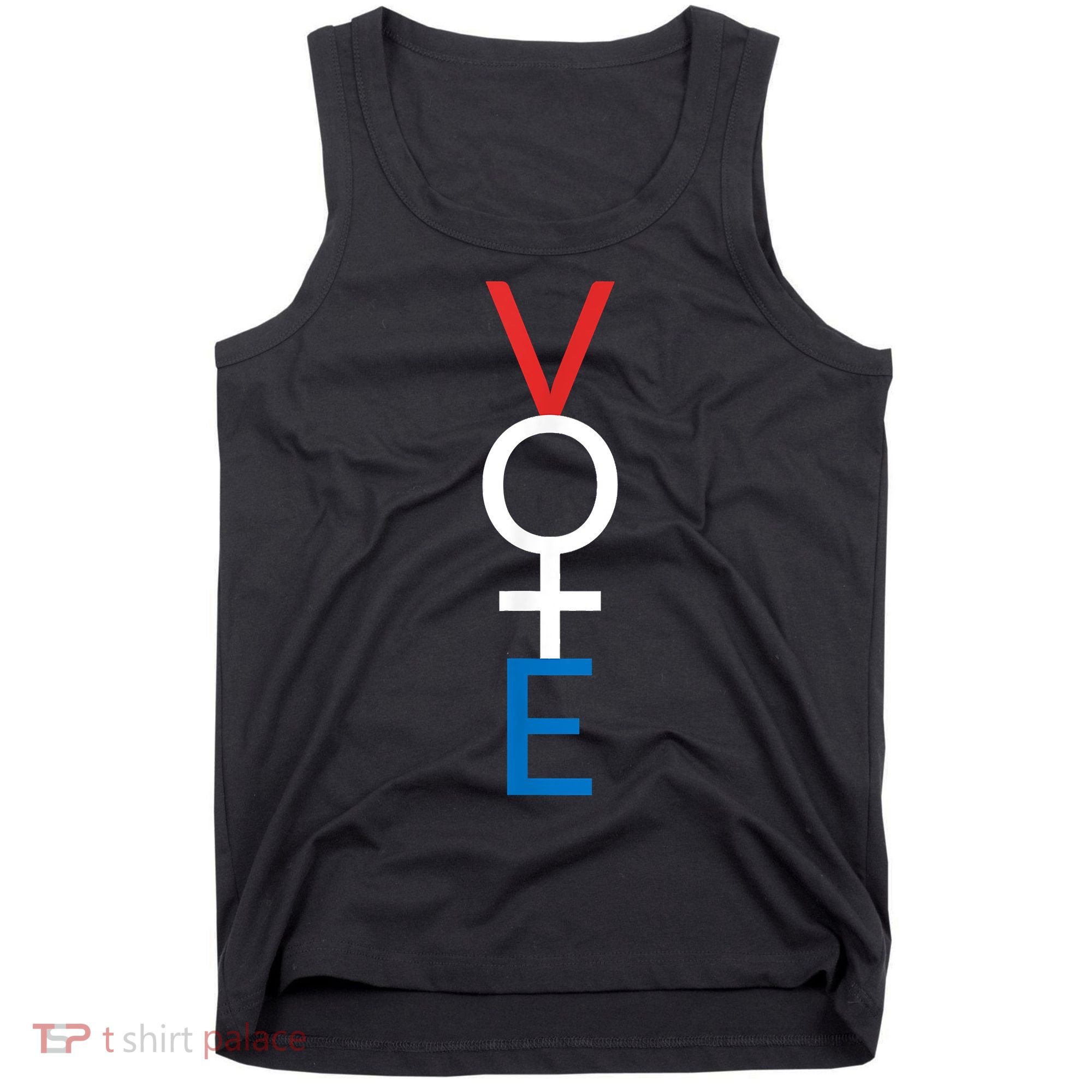 Feminist Vote Shirt Red White Blue Voting Election Tank Top