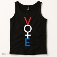 Feminist Vote Shirt Red White Blue Voting Election Tank Top thumb 2