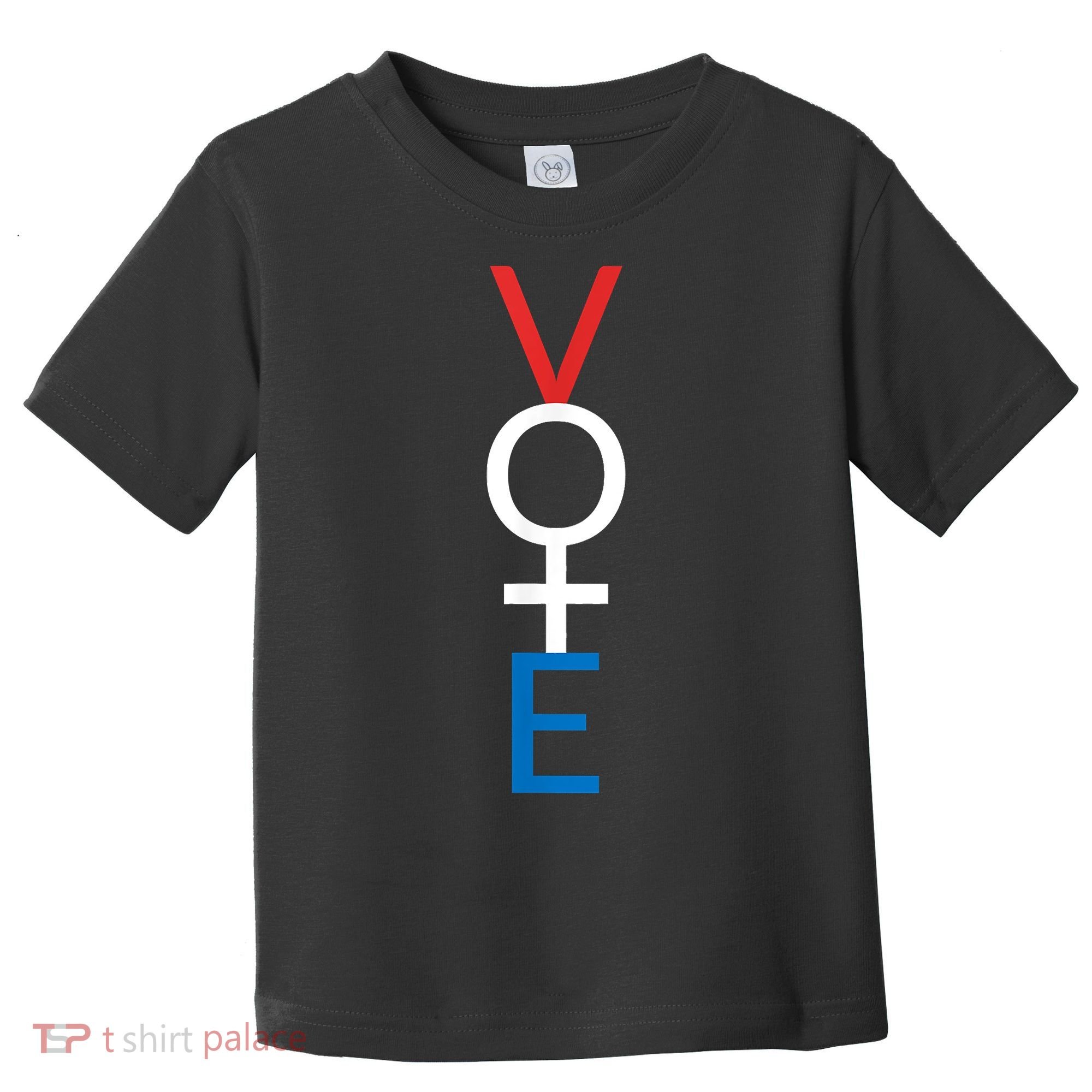 Feminist Vote Shirt Red White Blue Voting Election Toddler T-Shirt