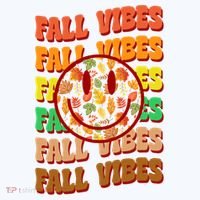 Falls Vibes Smile Face Retro Colorful Visor thumb 3