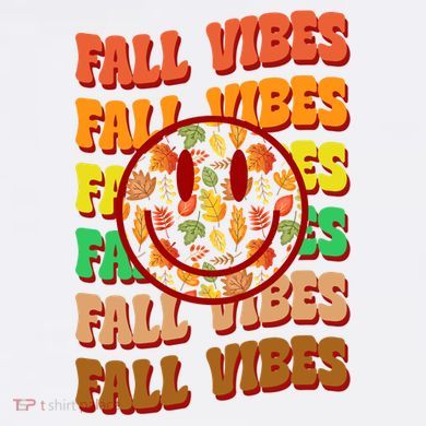 Falls Vibes Smile Face Retro Colorful Kids Plaid Pajama Set