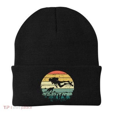 Funny Vintage Scuba Diving Dive Diver Meaningful Gift Beanie