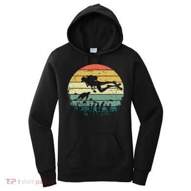 Funny Vintage Scuba Diving Dive Diver Meaningful Gift Women's Hoodie