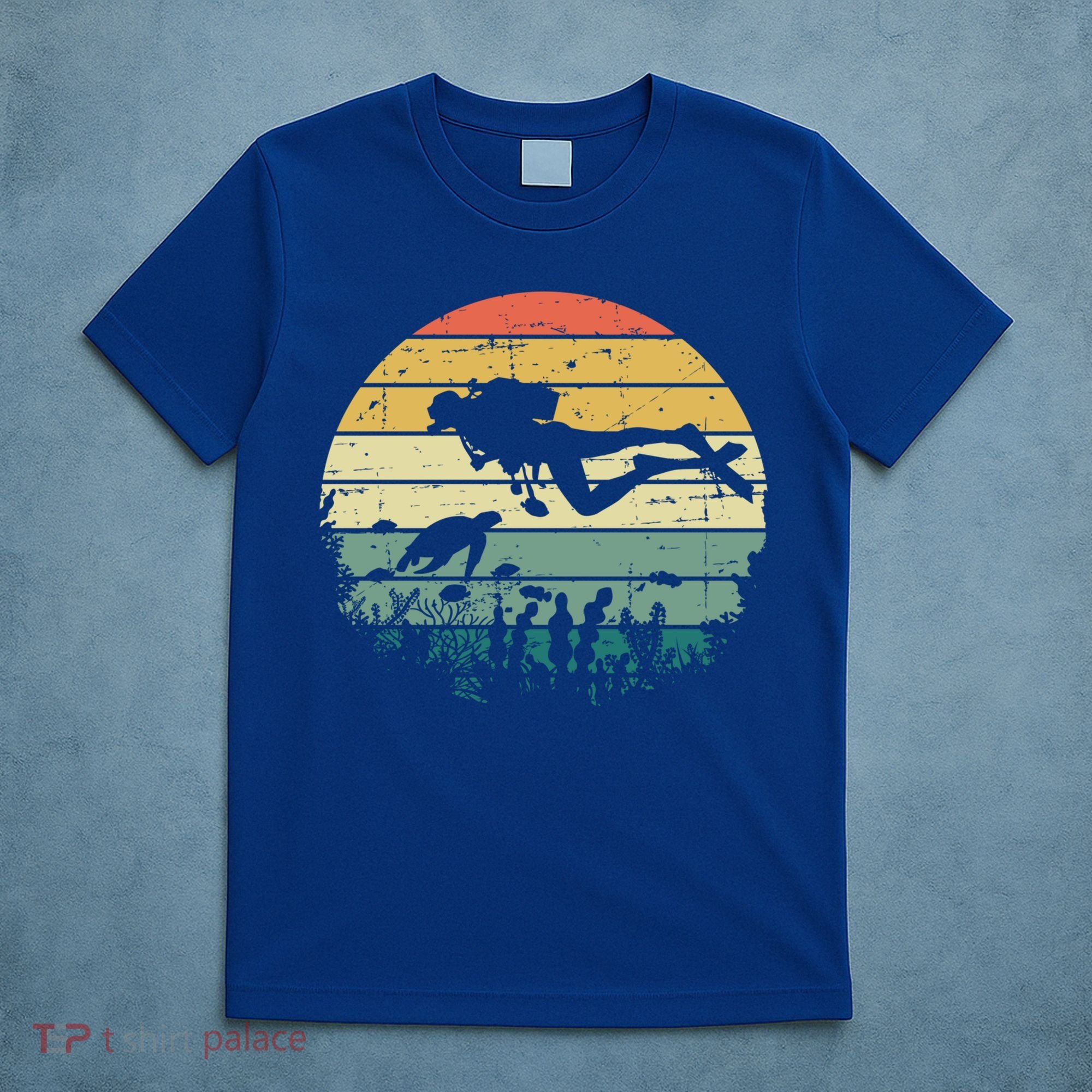 Funny Vintage Scuba Diving Dive Diver Meaningful Gift T-Shirt