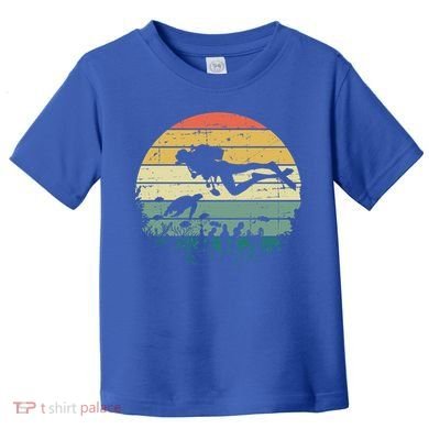 Funny Vintage Scuba Diving Dive Diver Meaningful Gift Toddler T-Shirt