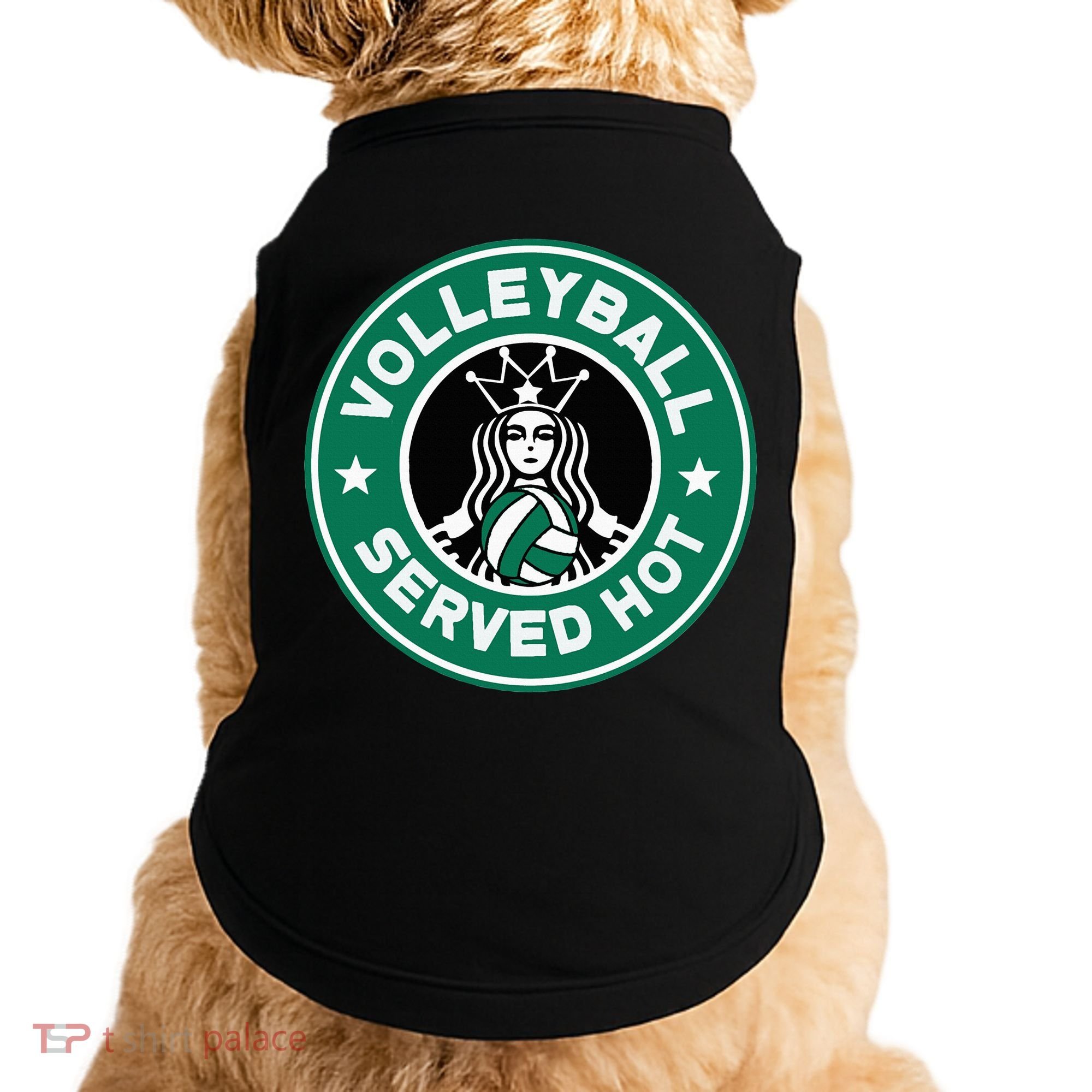 Funny Volleyball Served Hot Perfect Players Doggie Tank