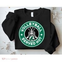 Funny Volleyball Served Hot Perfect Players Sweatshirt thumb 2