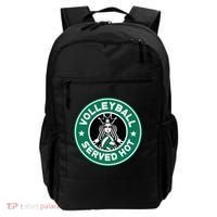 Funny Volleyball Served Hot Perfect Players Backpack thumb 0
