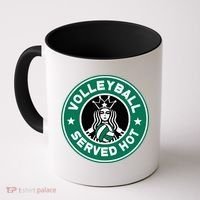Funny Volleyball Served Hot Perfect Players Coffee Mug thumb 0