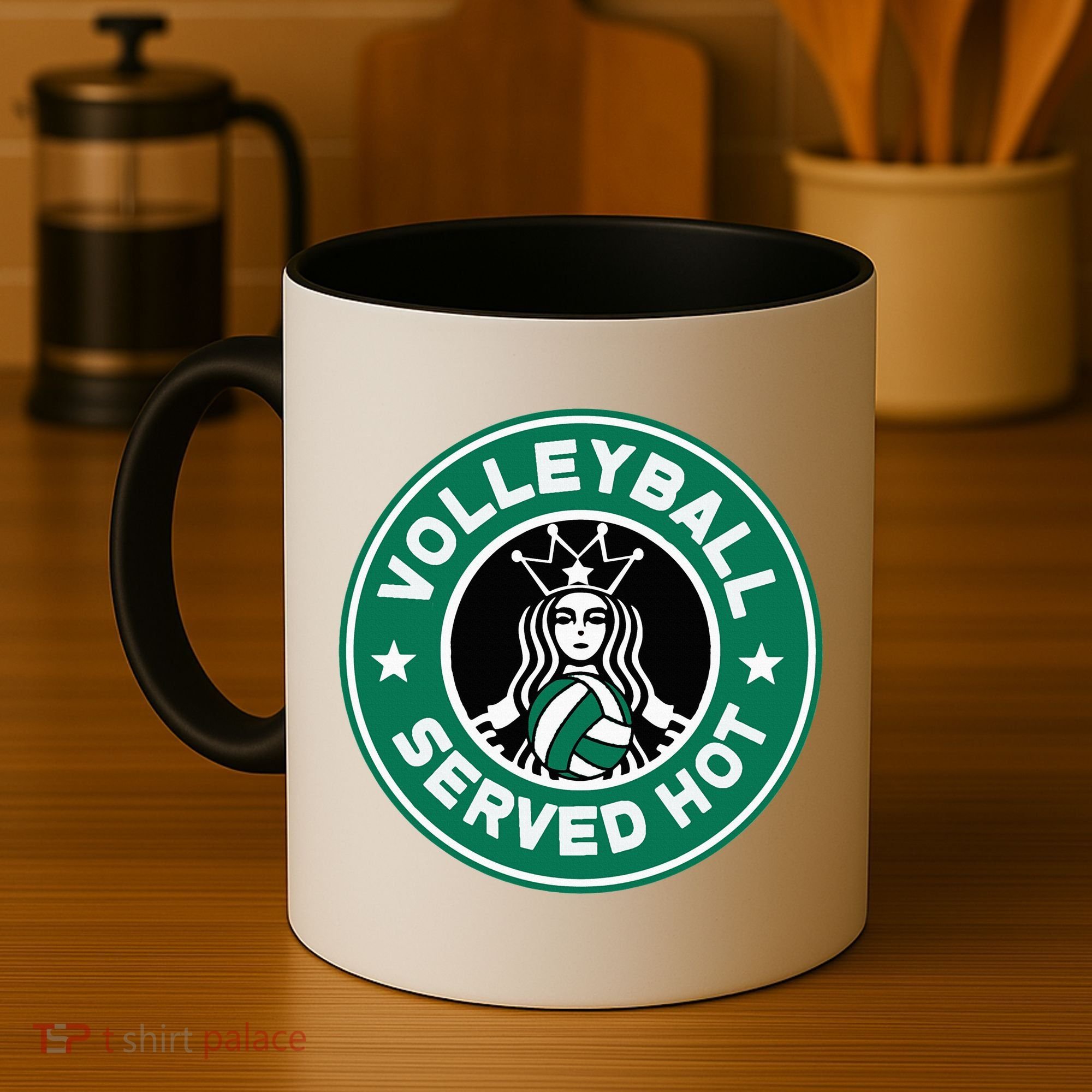 Funny Volleyball Served Hot Perfect Players Coffee Mug