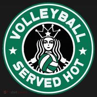 Funny Volleyball Served Hot Perfect Players Women's Hoodie thumb 2