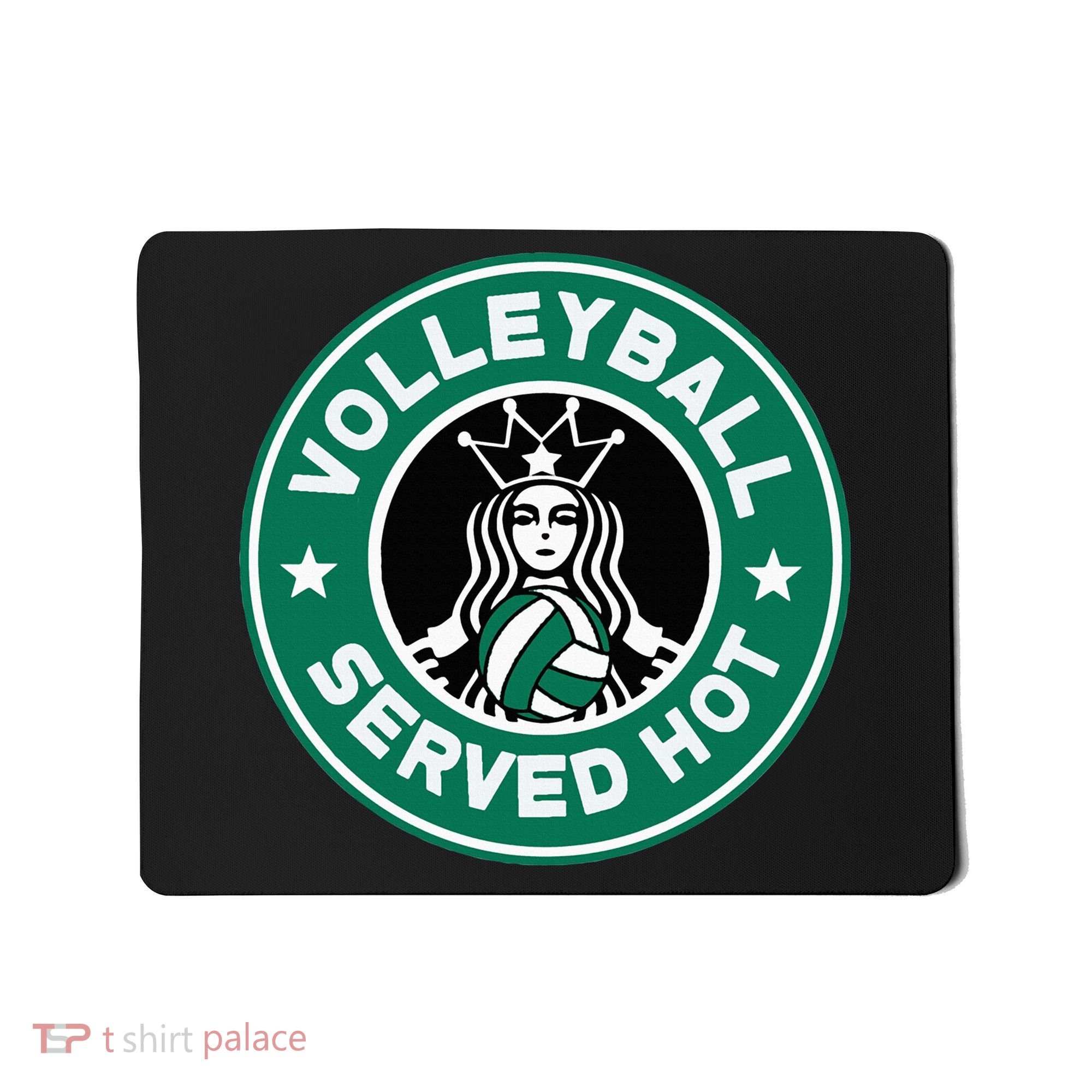 Funny Volleyball Served Hot Perfect Players Mousepad