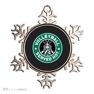 Funny Volleyball Served Hot Perfect Players Ornament