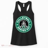 Funny Volleyball Served Hot Perfect Players Women's Tank Top thumb 0