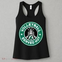 Funny Volleyball Served Hot Perfect Players Women's Tank Top thumb 3