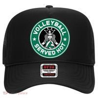 Funny Volleyball Served Hot Perfect Players Hat thumb 0