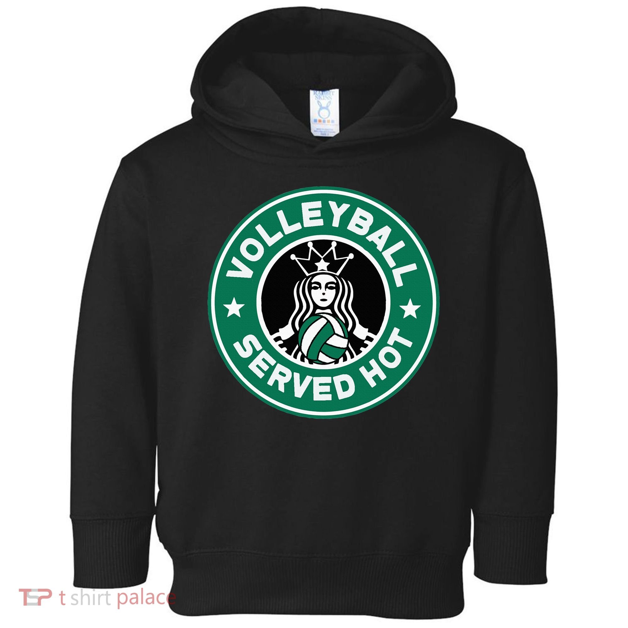 Funny Volleyball Served Hot Perfect Players Toddler Hoodie
