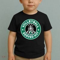 Funny Volleyball Served Hot Perfect Players Toddler T-Shirt thumb 2