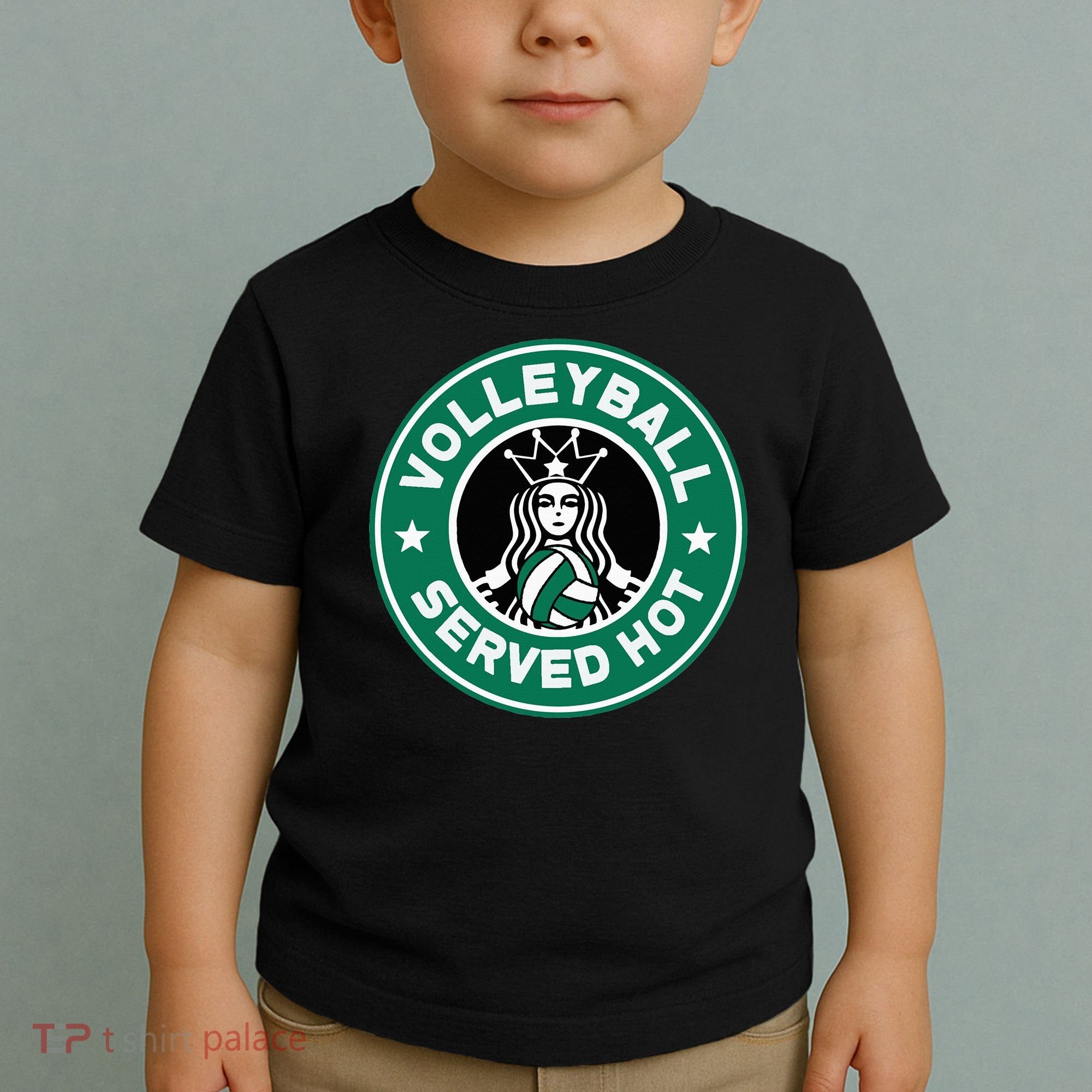 Funny Volleyball Served Hot Perfect Players Toddler T-Shirt