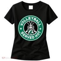 Funny Volleyball Served Hot Perfect Players Women's T-Shirt thumb 0