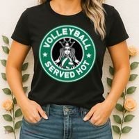 Funny Volleyball Served Hot Perfect Players Women's T-Shirt thumb 2