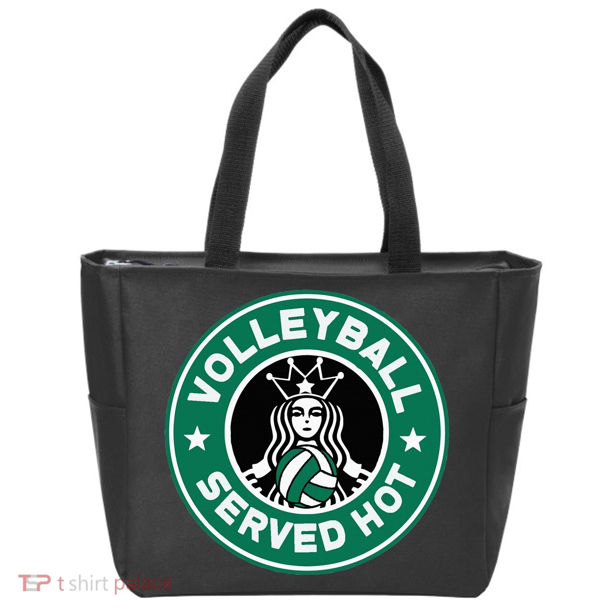 Funny Volleyball Served Hot Perfect Players Tote Bag