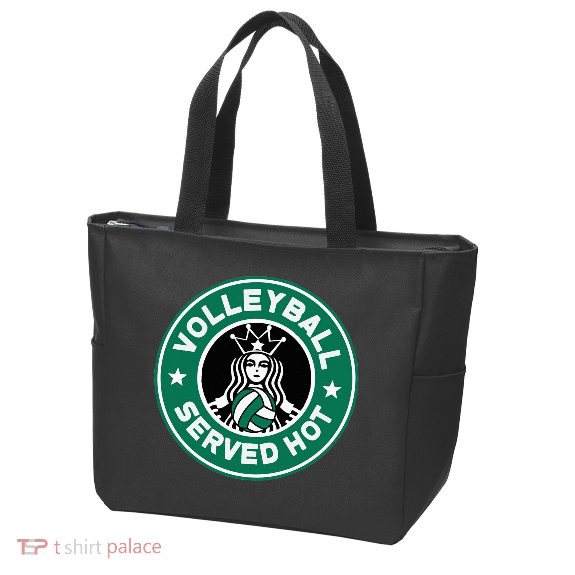 Funny Volleyball Served Hot Perfect Players Tote Bag