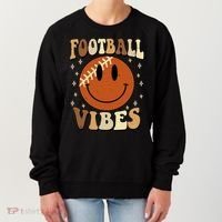 Football Vibes Smile Face Retro Women's Sweatshirt thumb 0