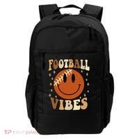 Football Vibes Smile Face Retro Backpack thumb 0