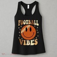 Football Vibes Smile Face Retro Women's Tank Top thumb 3