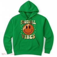 Football Vibes Smile Face Retro Hoodie thumb 0