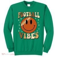 Football Vibes Smile Face Retro Sweatshirt thumb 0