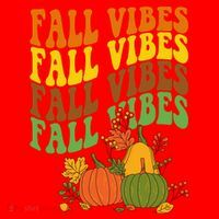 Fall Vibes Season Retro Pumpkin Santa Hat thumb 1