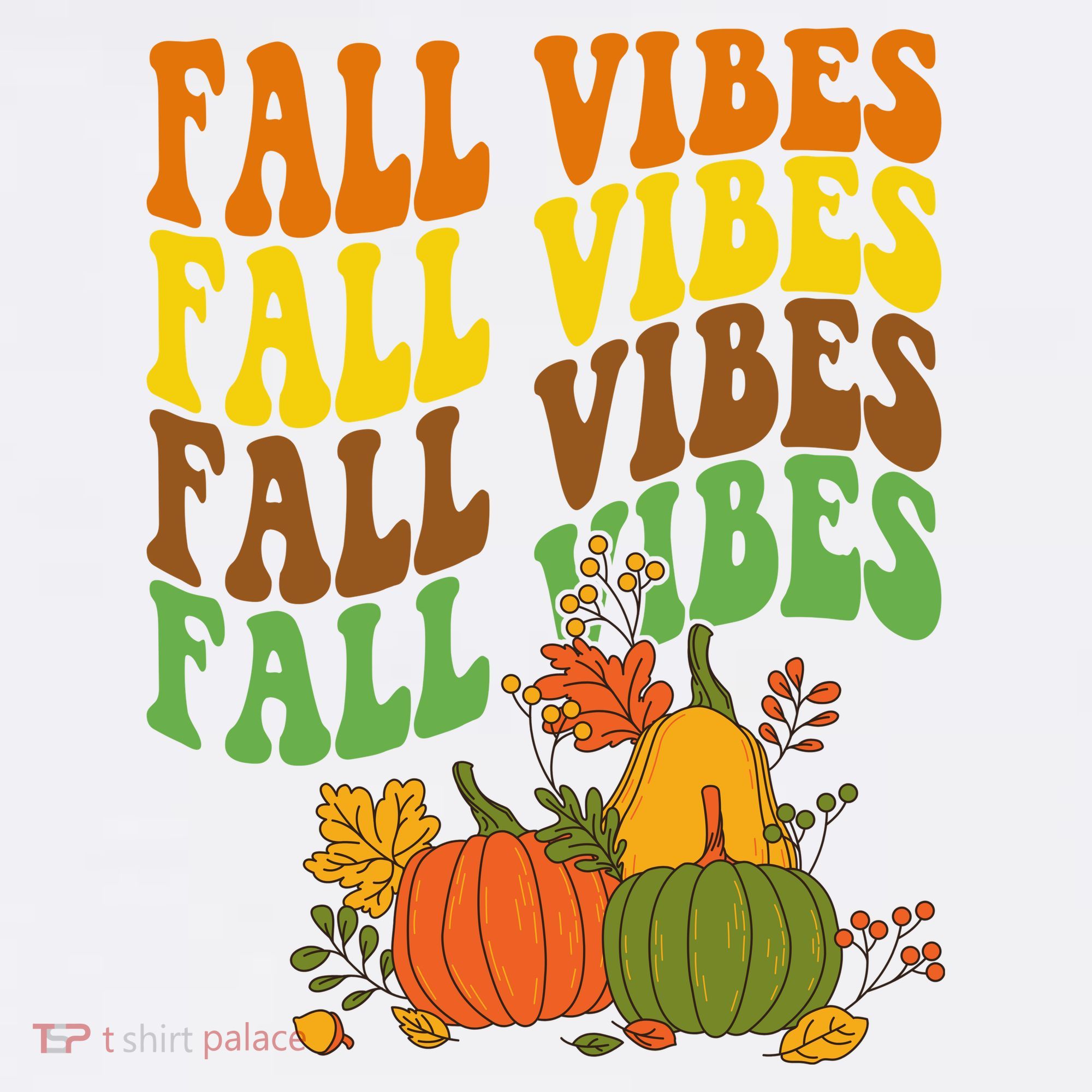 Fall Vibes Season Retro Pumpkin Mousepad