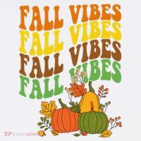 Fall Vibes Season Retro Pumpkin Toddler T-Shirt thumb 4