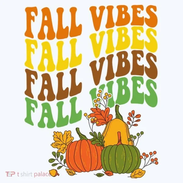 Fall Vibes Season Retro Pumpkin Toddler T-Shirt