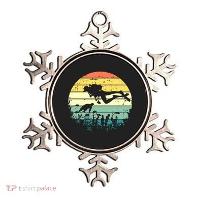 Funny Vintage Scuba Diving Dive Diver Ornament