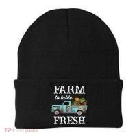 Farm Vegetables Truck Farm To Table Fresh Beanie thumb 0