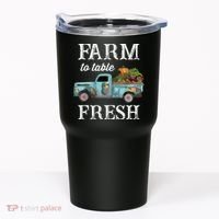 Farm Vegetables Truck Farm To Table Fresh Tumbler thumb 0