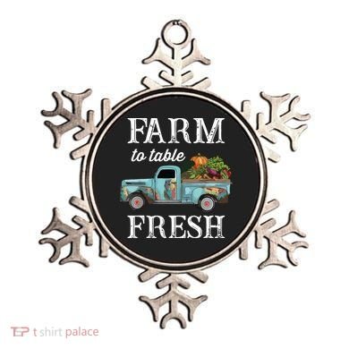 Farm Vegetables Truck Farm To Table Fresh Ornament